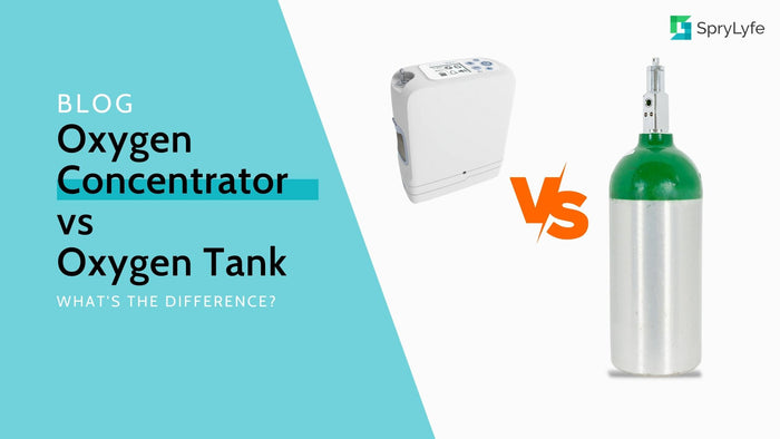 Oxygen Concentrator vs Oxygen Tank: What's the Difference?