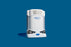 ARYA portable oxygen concentrator with blue background